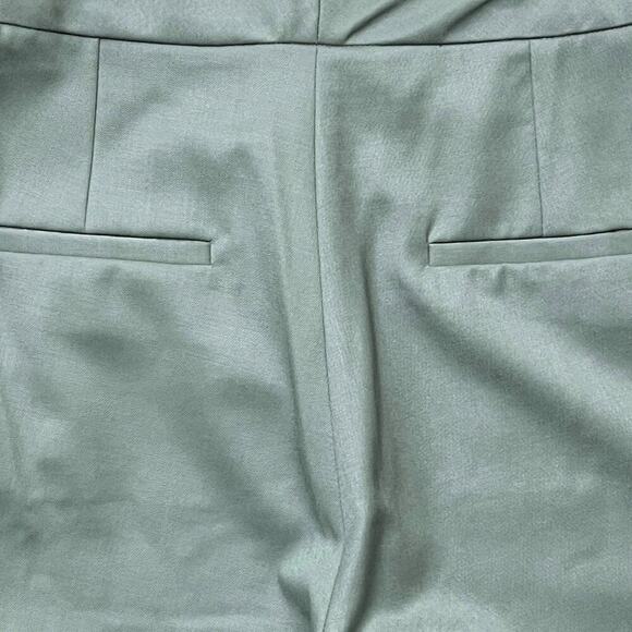 Sablyn Iris Luxury Dress Pants NWT Flat Front Wool Flare Leg Green Large - Picture 5 of 7